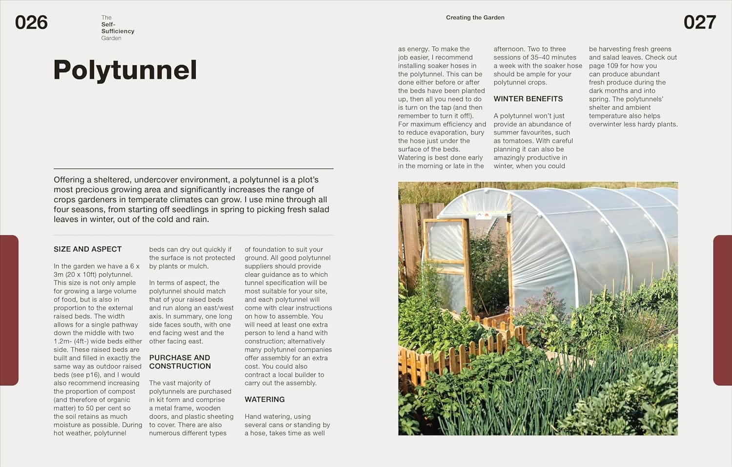 Polytunnel Self Sufficiency Garden